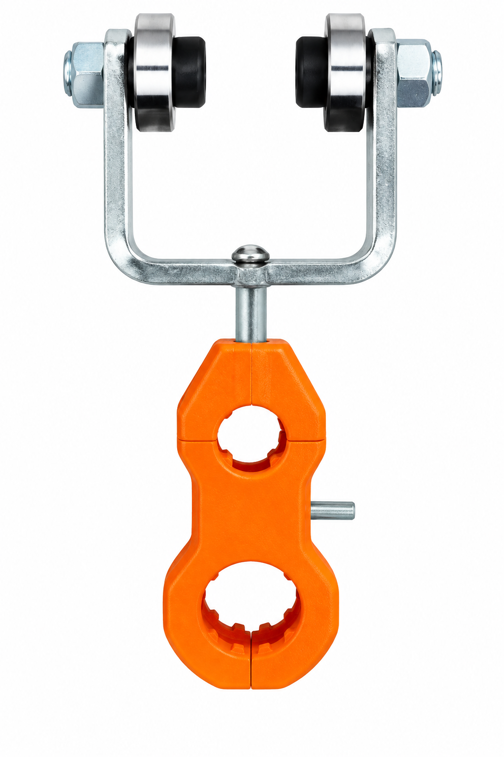 Cable clamping Dia 16–20mm, Metal trolley 2 bearing 50mm T-channel